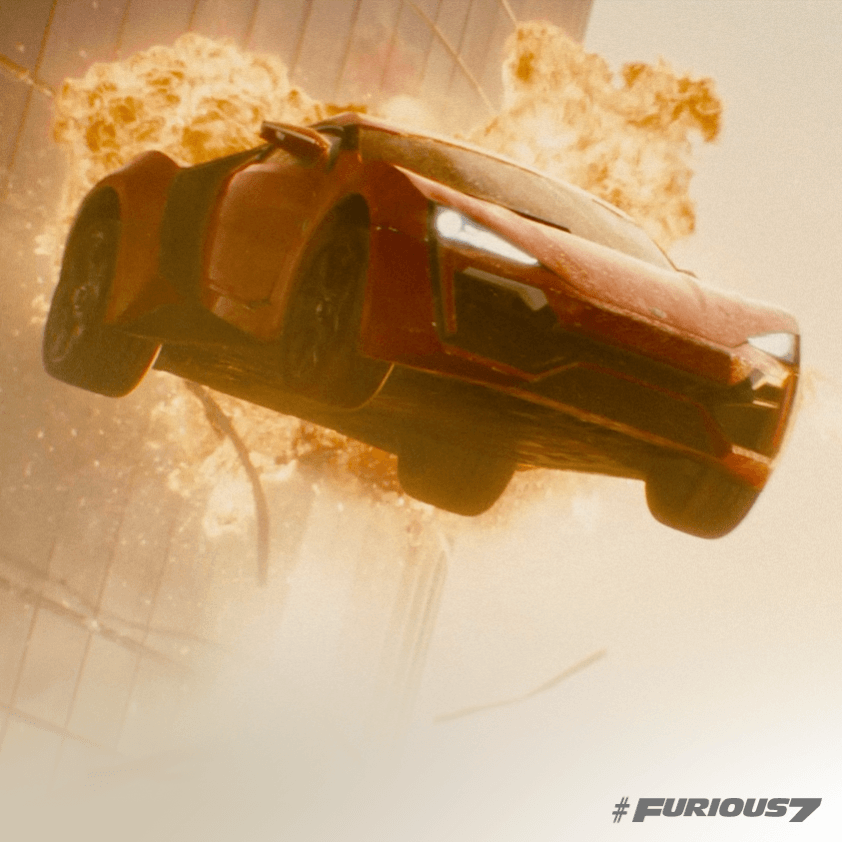 Lykan Hypersport stunt scene in Furious 7 Lykan Hypersport stunt scene in Furious 7