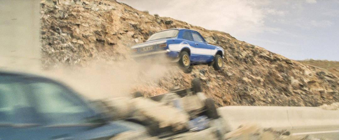 Action scene from Fast & Furious franchise Action scene from Fast & Furious franchise