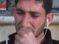 Distraught father cries for entire family killed in Syria gas attack