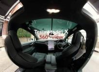 Tesla Model X 360° passenger experience