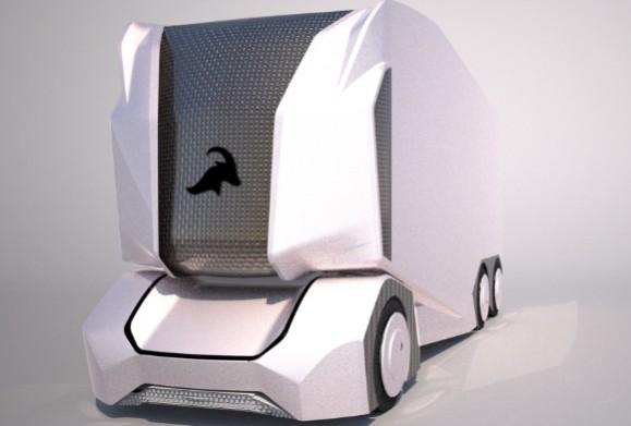 Einride's self-driving carbon-neutral electric vehicle T-Pod Einride's self-driving electric vehicle T-Pod