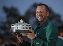 Sergio Garcia, Masters 2017, trophy, Green Jacket, Justin Rose