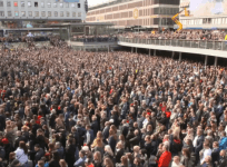 Thousands gather in Stockholm to pay tribute to truck terror attack victims