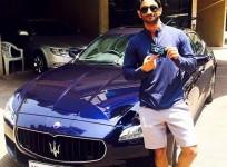 Sushant Singh Rajput with his Maserati Quattroporte
