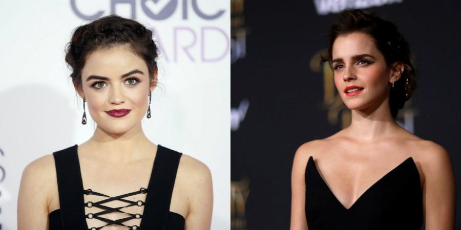 Lucy Hale and Emma Watson Lucy Hale and Emma Watson