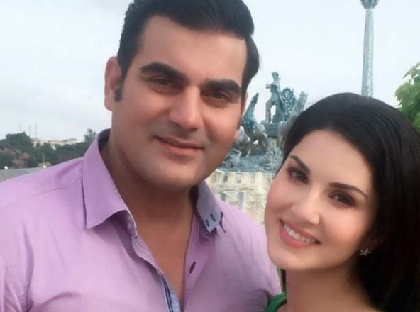 Sunny Leone and Arbaaz Khan Sunny Leone and Arbaaz Khan