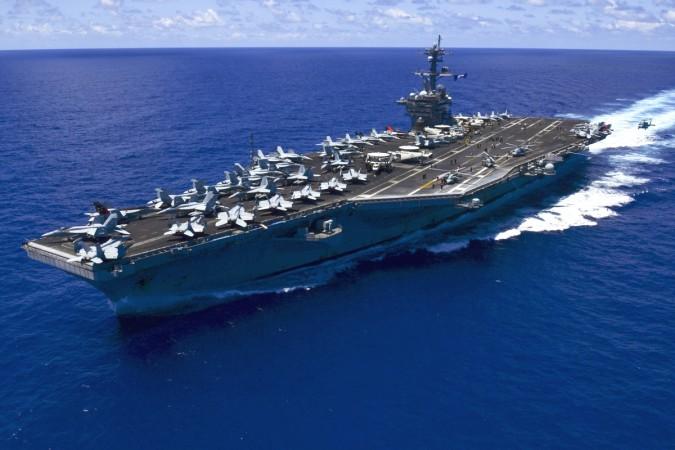USS Carl Vinson (CVN-70) underway in the Pacific Ocean (Representational Image) North Korea, North korea WMD, Northe Korea Armed Forces, US Navy, US fleet, US war with North Korea, Kim Jong-un, Donald Trump