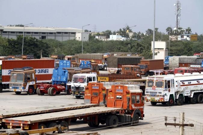 (File Photo) Trucks remain off-road Trucks