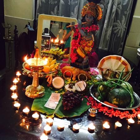 Vishukkani arrangement Vishu, Vishu significance, Vishukkani arrangement