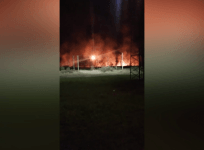 France: Huge fire erupts at Dunkirk migrant camp following clashes