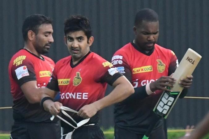Robin Uthappa and Gautam Gambhir. Gautam Gambhir, Robin Uthappa, IPL 2017, Kolkata Knight Riders, KIngs XI Punjab