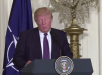 Trump reverses stance on Nato, says it is no longer obsolete