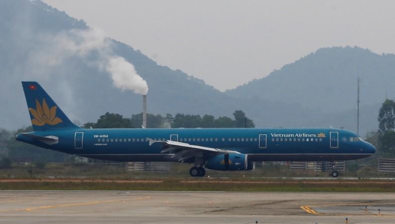 A Vietnam Airlines aircraft takes off at Noi Bai International airport in Hanoi January 17, 2017 jet fuel prices, atf prices, aviation turbine fuel, atf prices in india, iata jet fuel monitor, civil aviation, india, asian civil aviation, vietnam airlines
