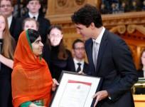 Malala Yousafzai receives honorary Canadian citizenship