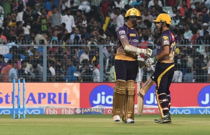 Sunil Narine, Gautam Gambhir. Gautam Gambhir, Sunil Narine, IPl 2017, IPL, Kolkata Knight Riders