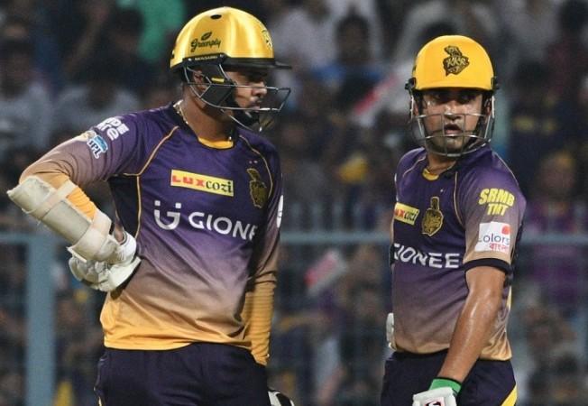 Sunil Narine and Gautam Gambhir. Sunil Narine, Gautam Gambhir, KKR, IPL