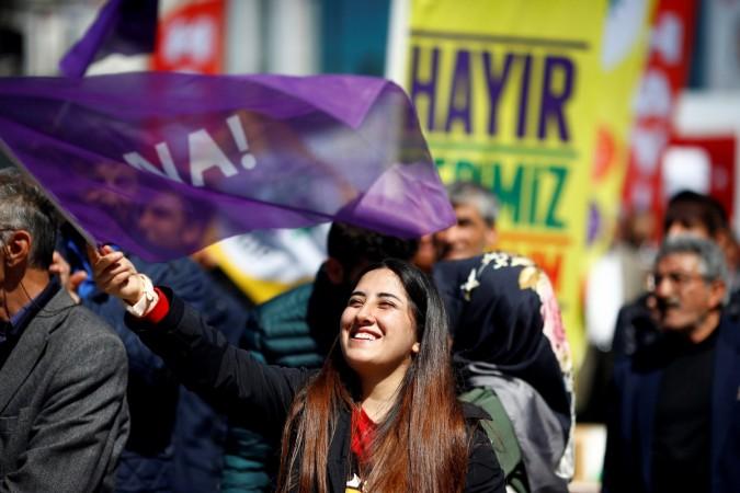 Pro-Kurdish opposition Peoples' Democratic Party (HDP) and Turkey referendum