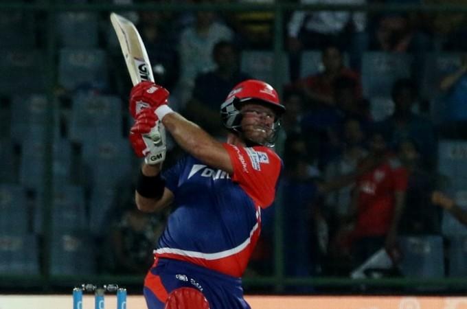 A late blitz from Corey Anderson took the game away from Kings XI Punjab, April 15, 2017 Corey Anderson, Delhi Daredevils, Kings XI Punjab, IPL 2017, New Zealand