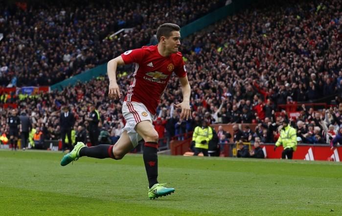 Andre Herrera. Marcus Rashford, Andre Herrera, Manchester United defeat Chelsea, Manchester United, Chelsea, Jose Mourinho, Antonio Conte, Premier League, Premier League resutls