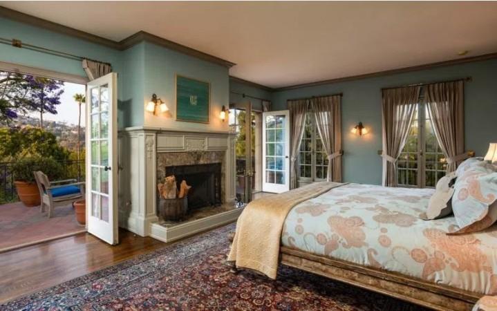 One of the six bedrooms Angelina Jolie home
