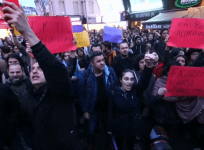 Protesters march against Turkey referendum result