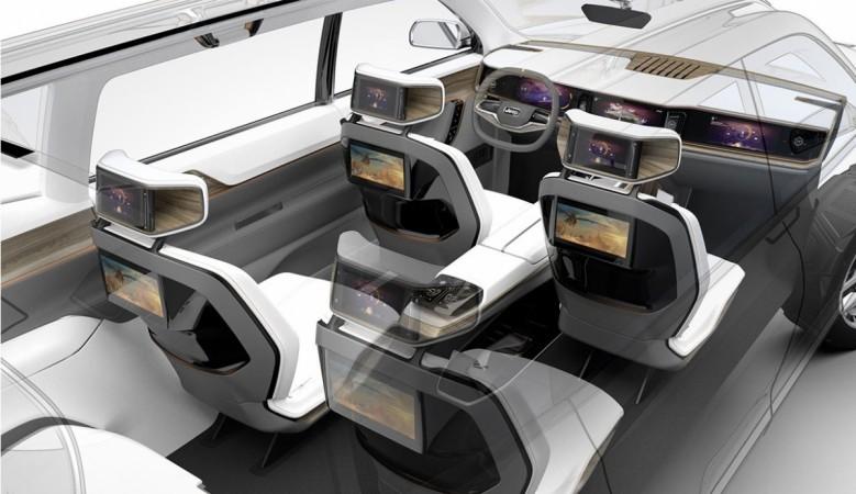 Jeep Yuntu concept interior Jeep Yuntu concept interior