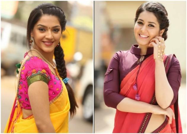 Mehreen Pirzada and Raashi Khanna Mehreen Pirzada and Raashi Khanna