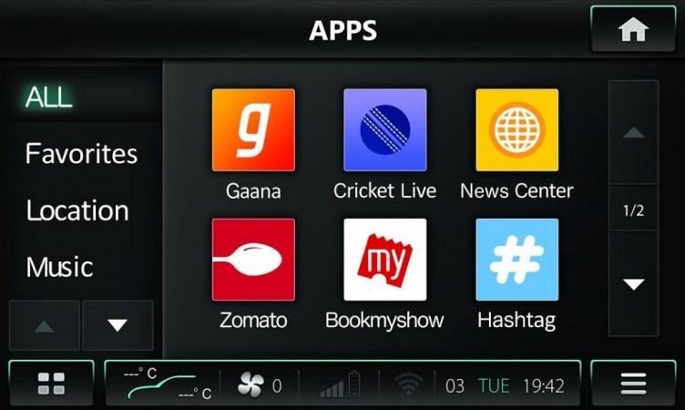Connected apps in Mahindra XUV500 Connected apps in Mahindra XUV500
