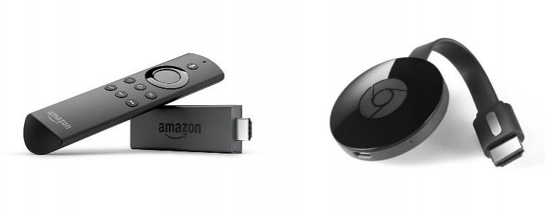 Amazon Fire TV Stick vs Google Chromecast 2 Amazon Fire TV Stick vs Google Chromecast 2