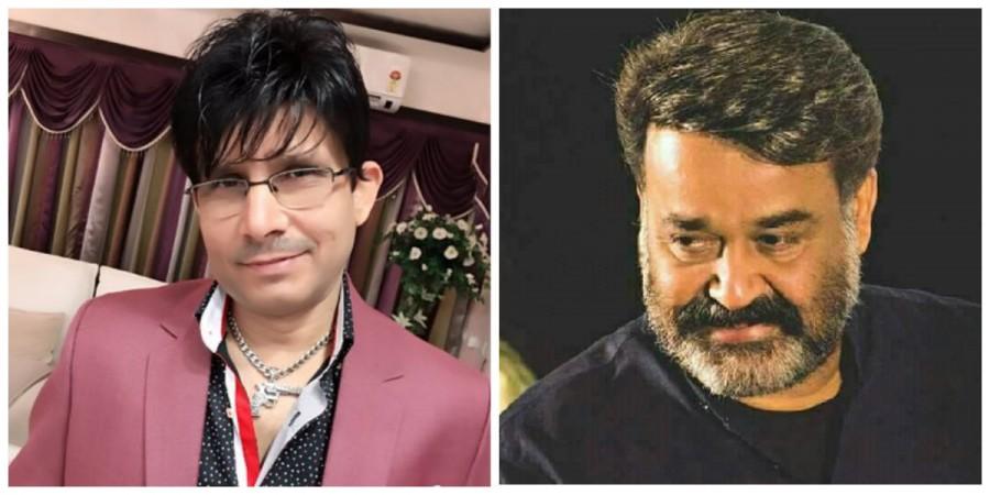 KRK and Mohanlal KRK and Mohanlal