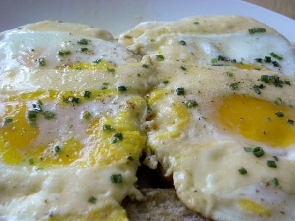 Each egg has six grams of protein Eggs