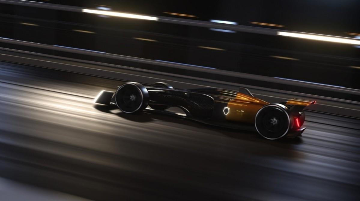 Renault has envisioned the Grand Prix car of 2027. Renault 2027 F1 concept car