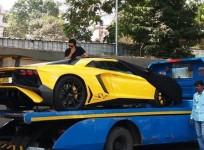 Lamborghini Aventador SV spotted in Mumbai