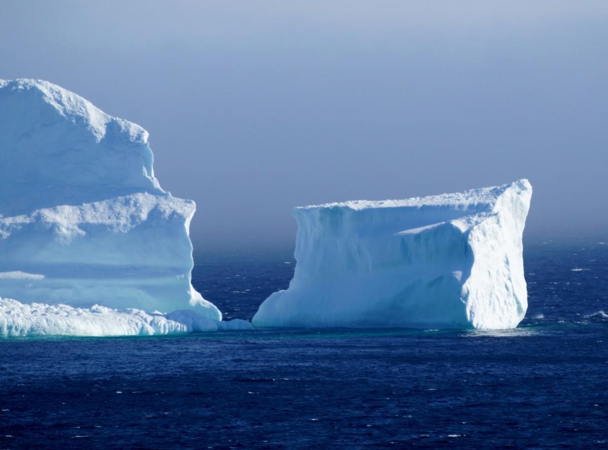 The first iceberg of the season passes the South Shore, also known as Canada iceberg