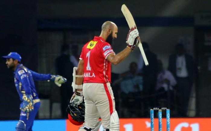Hashim Amla was brilliant to watch during his century for KXIP against MI, April 20, 2017 Hashim Amla, Kings XI Punjab, IPL 2017, Mumbai Indians, century