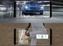 Samsung Galaxy S8 handset seen in the company's official website