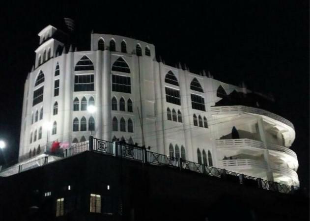 Night view of Sumi Baptist Church Zunheboto in Nagaland, India Night view of Sumi Baptist Church Zunheboto in Nagaland, India