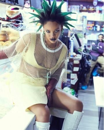 Rihanna gave her fans an eyeful during the photoshoot for Paper Magazine. Rihanna