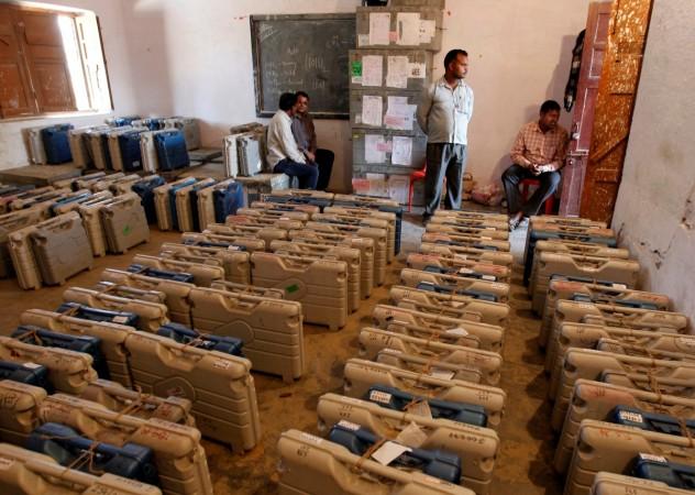 In picture: Electronic voting machines (EVMs). EVMs