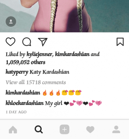 A screenshot of Katy Perry's Instagram A screenshot of Katy Perry's Instagram