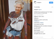 Queen Elizabeth photoshopped, Queen Elizabeth Rihanna photoshop,