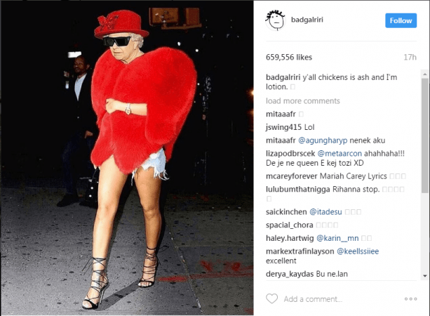 Queen Elizabeth photoshopped, Queen Elizabeth Rihanna photoshop,