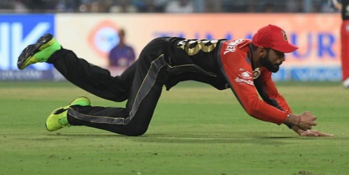 Virat Kohli. KKR defeat RCB by 82 runs, IPL 2017,IPL 2017 results, IPL 2017 news, Virat Kohli, Chris Gayle, Gautam Gambhir, Nathan Coulter-Nile