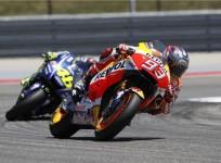 Marc Marquez and Valentino Rossi