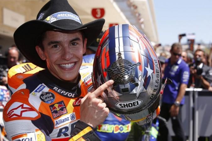 Marc Marquez after winning Red Bull Grand Prix of the Americas Marc Marquez