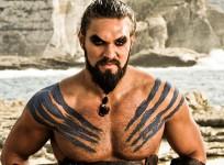 Jason Momoa as Khal Drogo in Game of Thrones