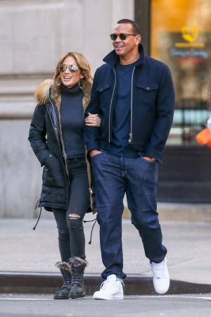 Jennifer Lopez and Alex Rodriguez