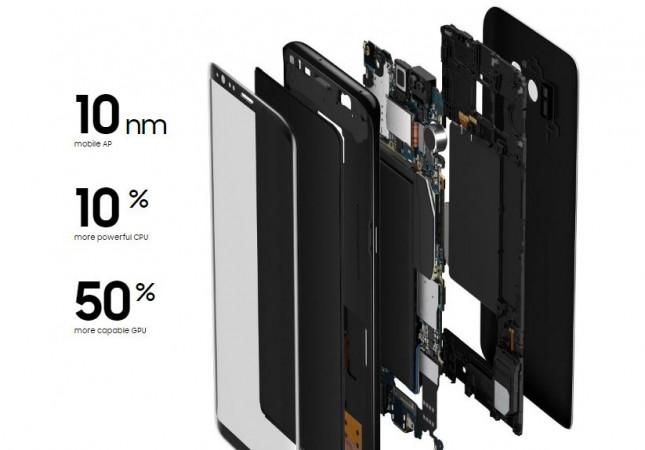 Samsung Galaxy S8 internals. Samsung Galaxy S8 internals