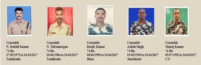 CRPFJawaans of the 74 Battalion CRPFJawaans of the 74 Battalion