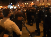 Clashes erupt in Paris following election result